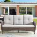 HUMMUH Outdoor Patio Couch with Thick Cushions for Comfort