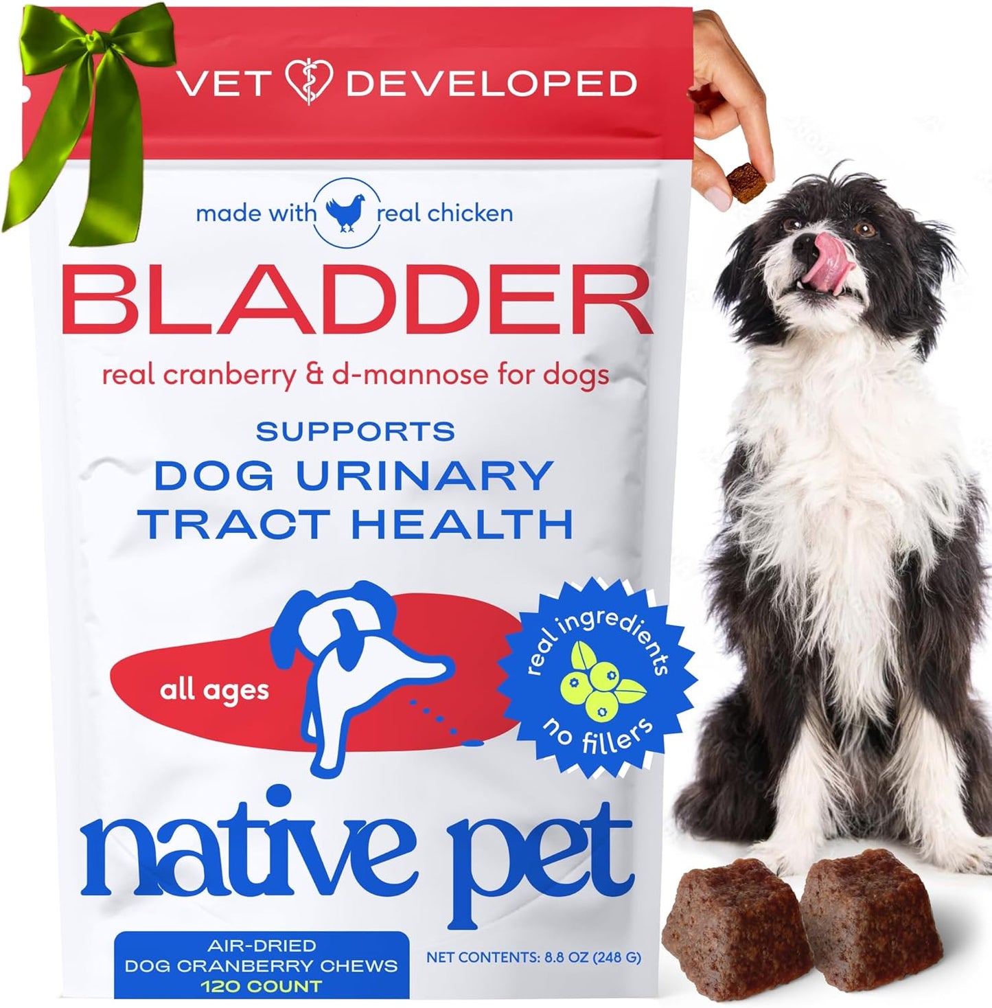 Dog UTI Treatment with Cranberry Extract for Bladder Control