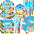 452 Pcs Hello Summer Beach Party Decorations for 50 - Ready Set Up
