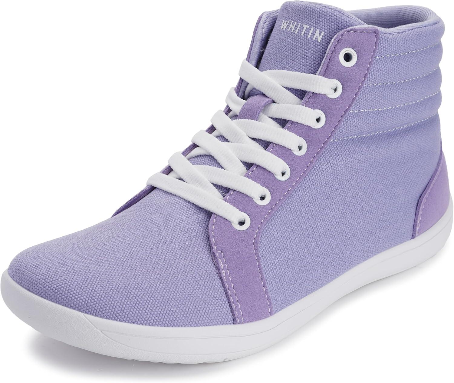 WHITIN Women's Wide High-Top Canvas Barefoot Sneakers Review