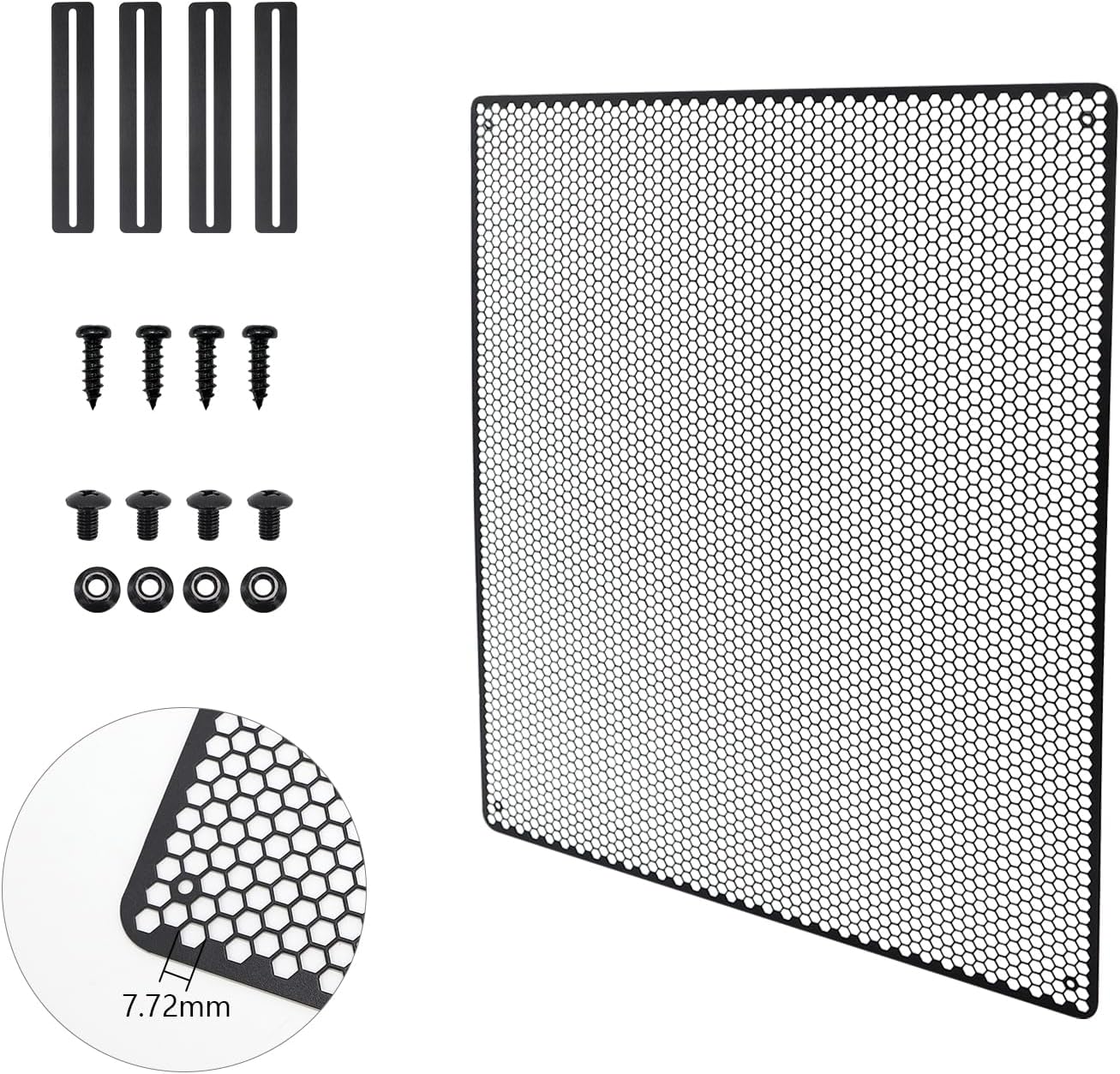 HUAALIUCHE Premium RV Entry Screen Door Grille - Lightweight Guard