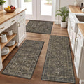 Pauwer Set of 3 Anti Fatigue Kitchen Mats for Enhanced Comfort