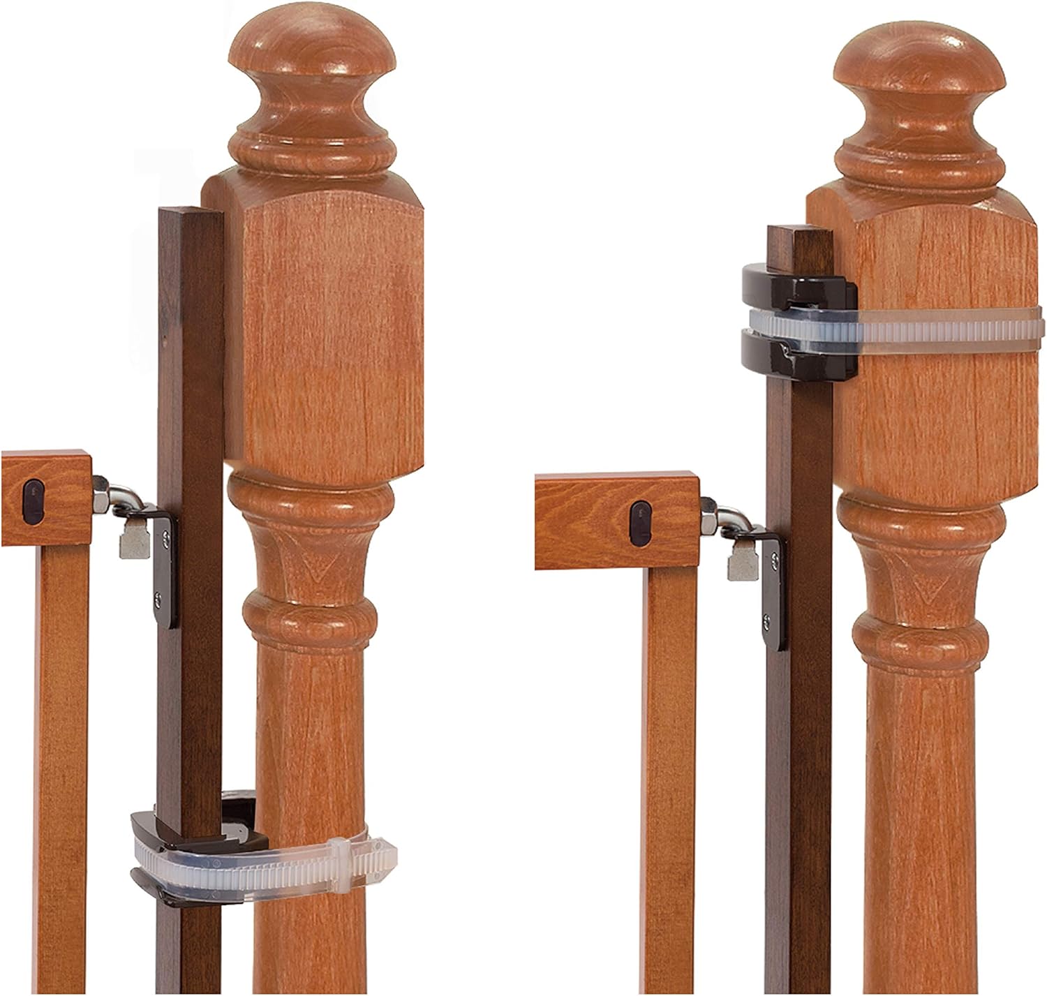 Universal Banister Gate Mounting Kit - Fits All Types, Easy Installation!