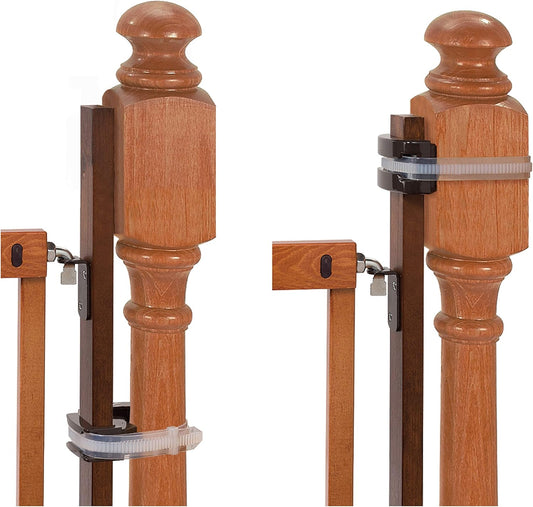 Universal Banister Gate Mounting Kit - Fits All Types, Easy Installation!