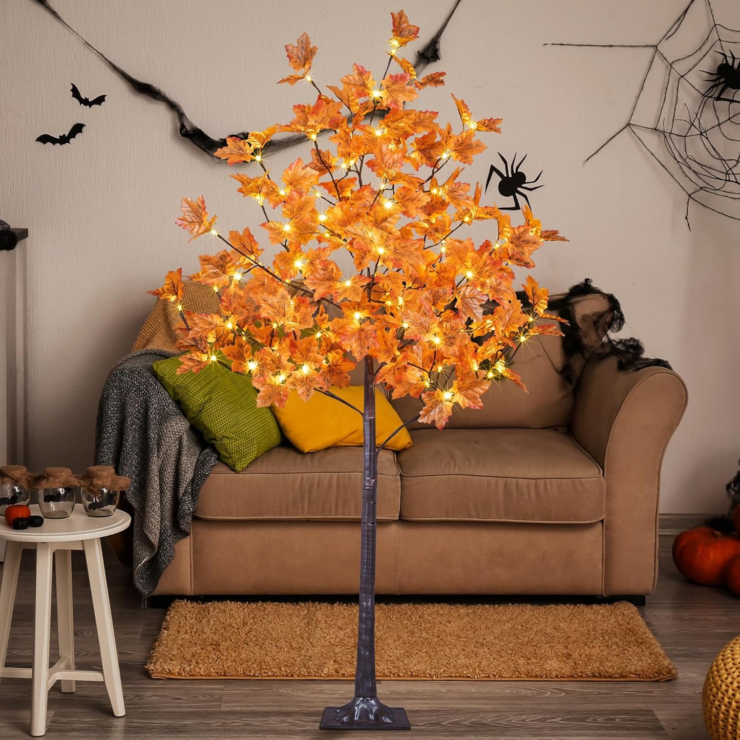 Lighted Maple Tree 5FT with 96 LED for Home and Outdoor Decor