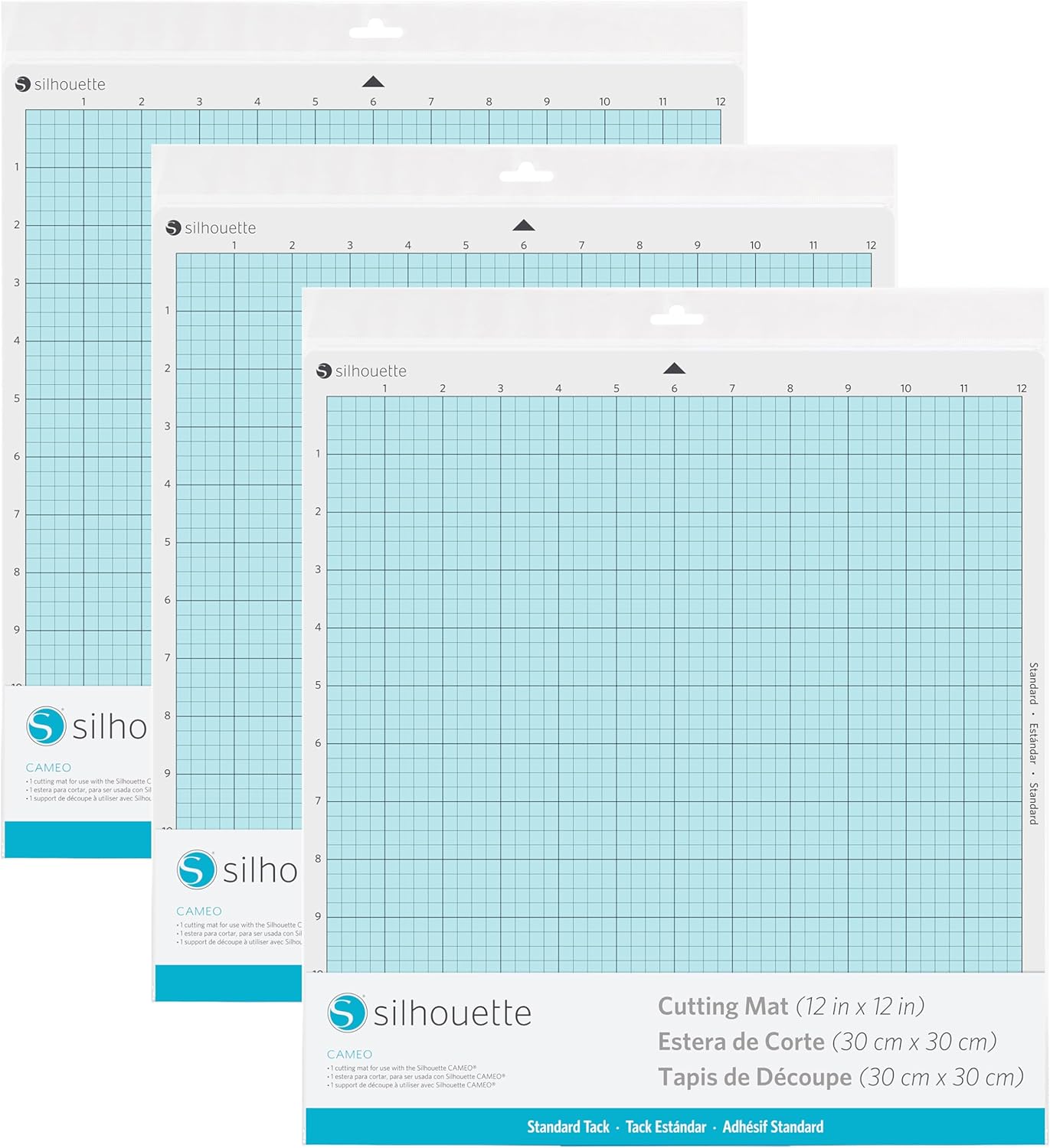Silhouette Cameo Replacement Cutting Mat 3 Pack for Crafting