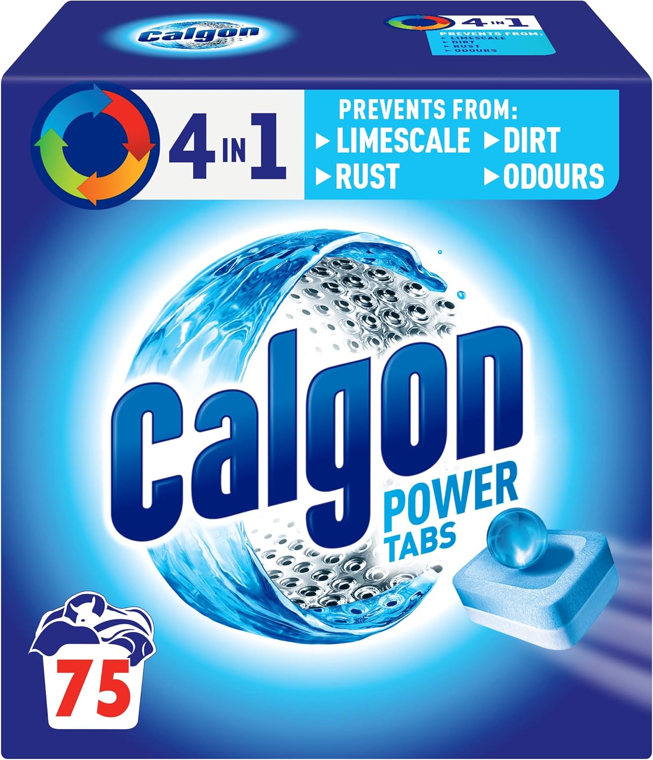 Calgon 4-in-1 Cleaner Tablets - Removes Limescale & Odors