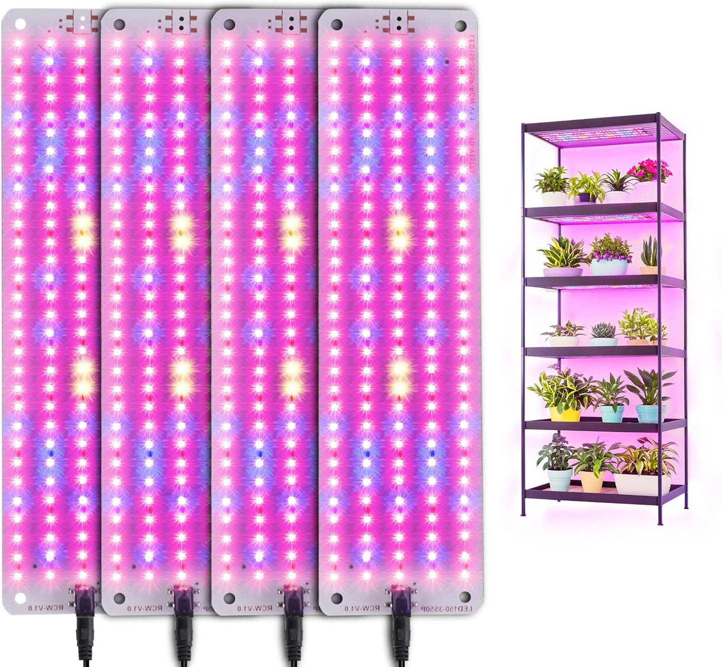 Full Spectrum Grow Lights for Indoor Plants with Auto Timer