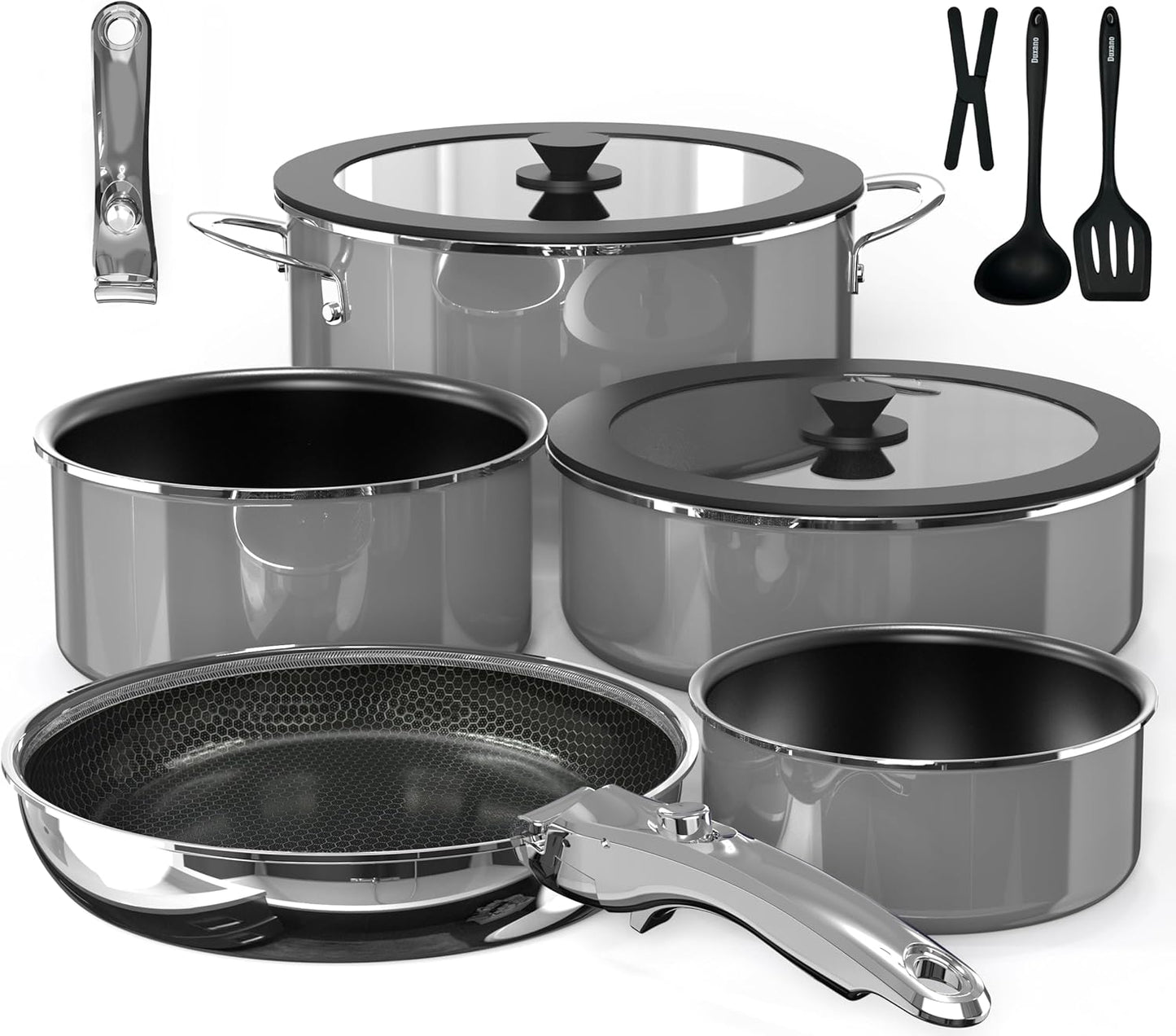 Pro DUXANO Nonstick Pots and Pans Set for All Cooking Needs