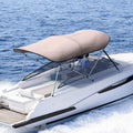 3-4 Bow Bimini Boat Top Cover Sun Shade - Waterproof Aluminum Frame