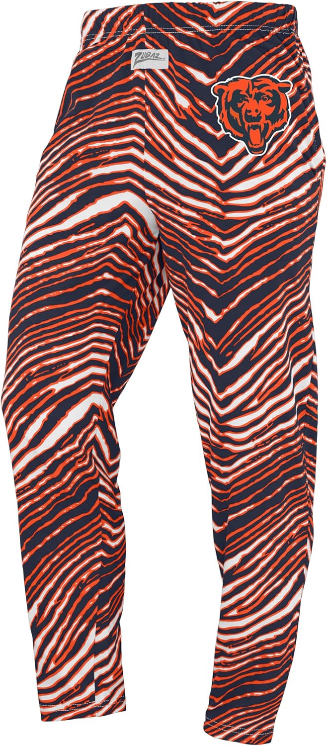 Zubaz NFL Z88 Team Logo Pants for Game Day and Lounge Wear