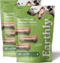 Earthbones Dental Chews for Dogs 50lbs+ - Natural Vegan Chews