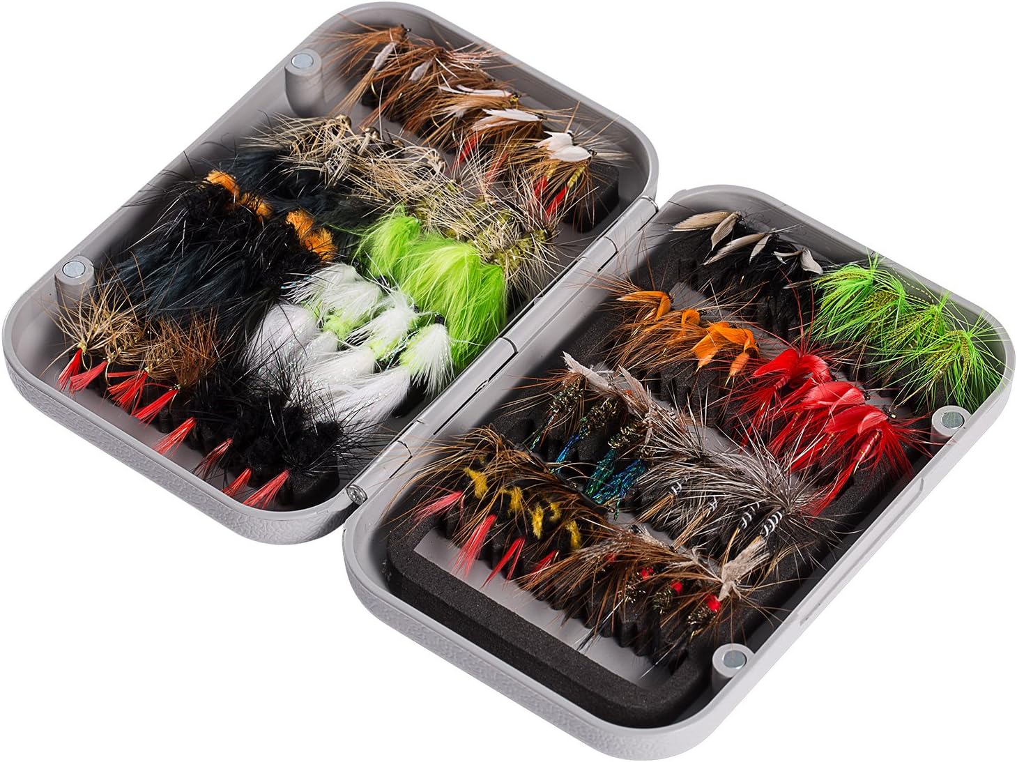 BASSDASH Fly Fishing Flies Kit - Catch More Trout & Bass!