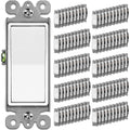 Single-Pole Decorator Light Switch 15A 120/277V - Reliable Paddle