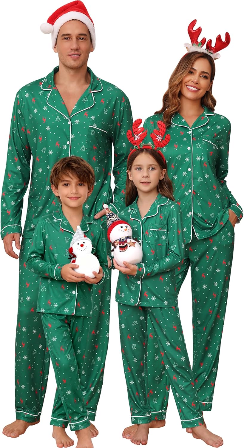 Family Matching Christmas Pajamas Set for Holiday Fun