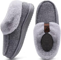 COFACE Women's Memory Foam Moccasin Slippers - Warm Arch Support