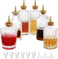 Premium Glass Bitters Set - Stylish Dispenser Bottles for Perfect Cocktails