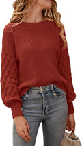PRETTYGARDEN Women's Chunky Knit Pullover Sweater - Cozy Slouchy Fit