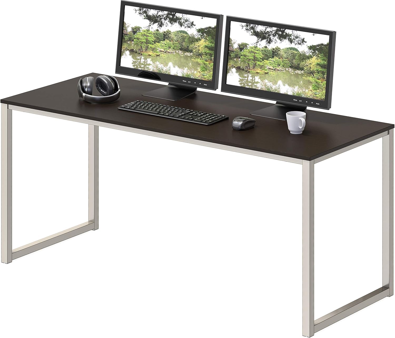 SHW Mission 48-Inch Home Office Computer Desk for Elegance