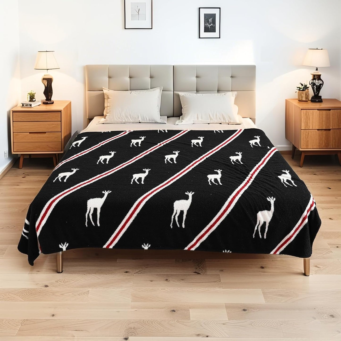 Electric Heated Blanket Twin Size with Plush Sherpa Comfort