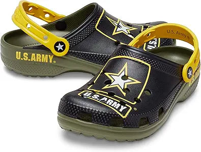 Crocs Unisex Classic Military Clogs for Comfort and Style