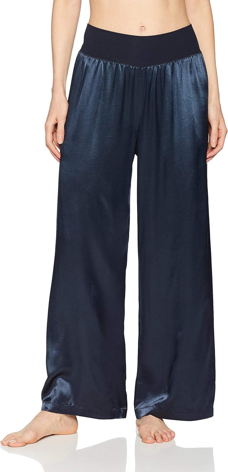PJ Harlow womens Lola: Lightweight Satin Pants for Comfort