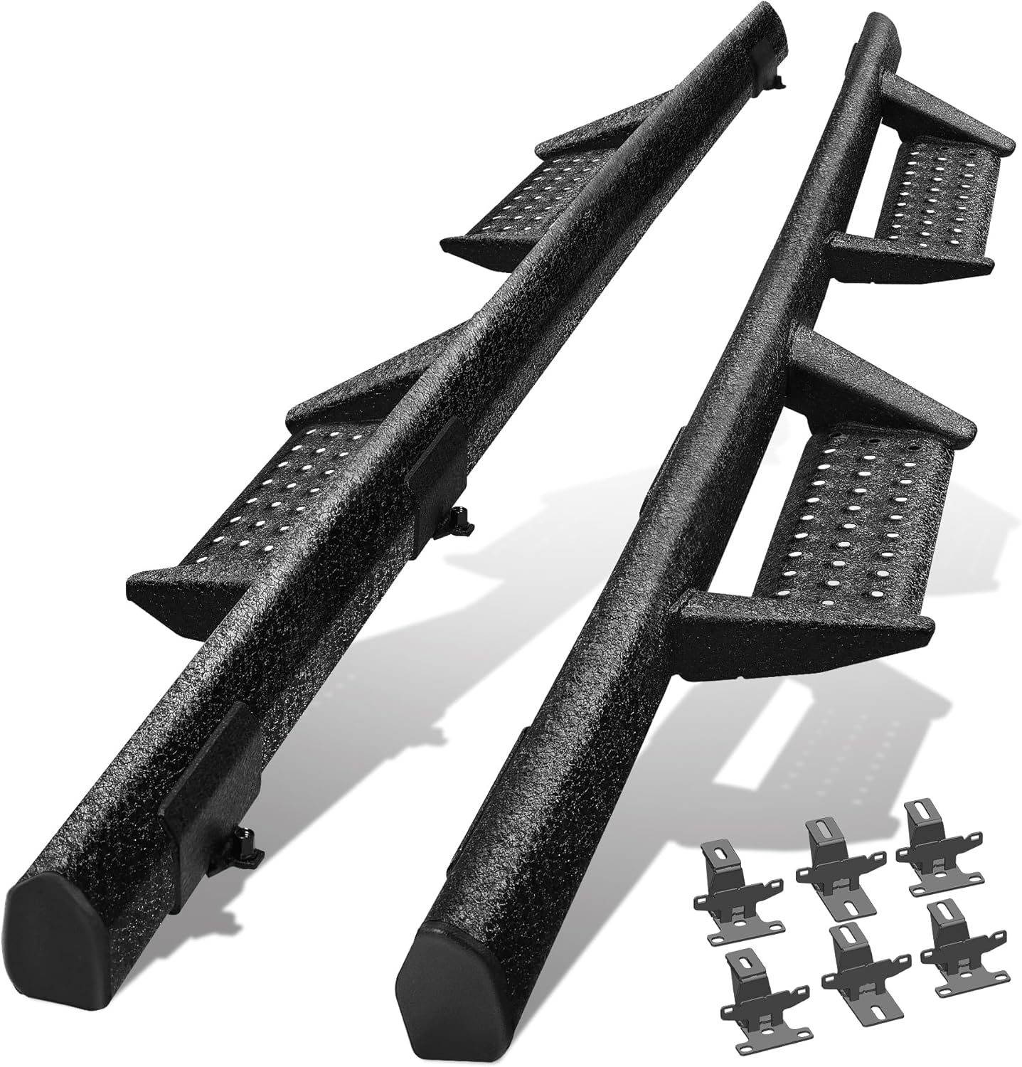 BINARY STAR Curve Design Running Boards for 2018-2025 Jeep Wrangler