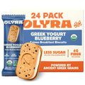 Olyra Greek Yogurt Blueberry Sandwich Breakfast Biscuits - Low Sugar