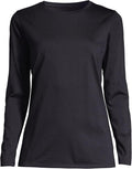 Women's Relaxed Supima Cotton Long Sleeve Crewneck T-Shirt - Soft Fit