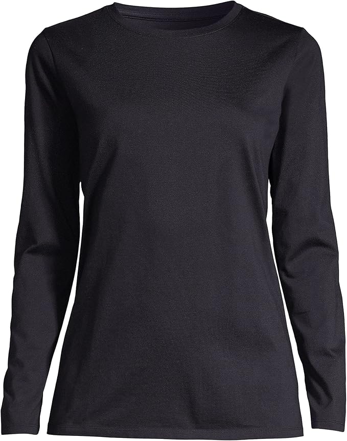 Lands' End Women's Relaxed Supima Cotton Long Sleeve Tee Review