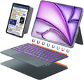 WIWU Keyboard Case for iPad Air 13 in - 3 in 1 Backlit Trackpad