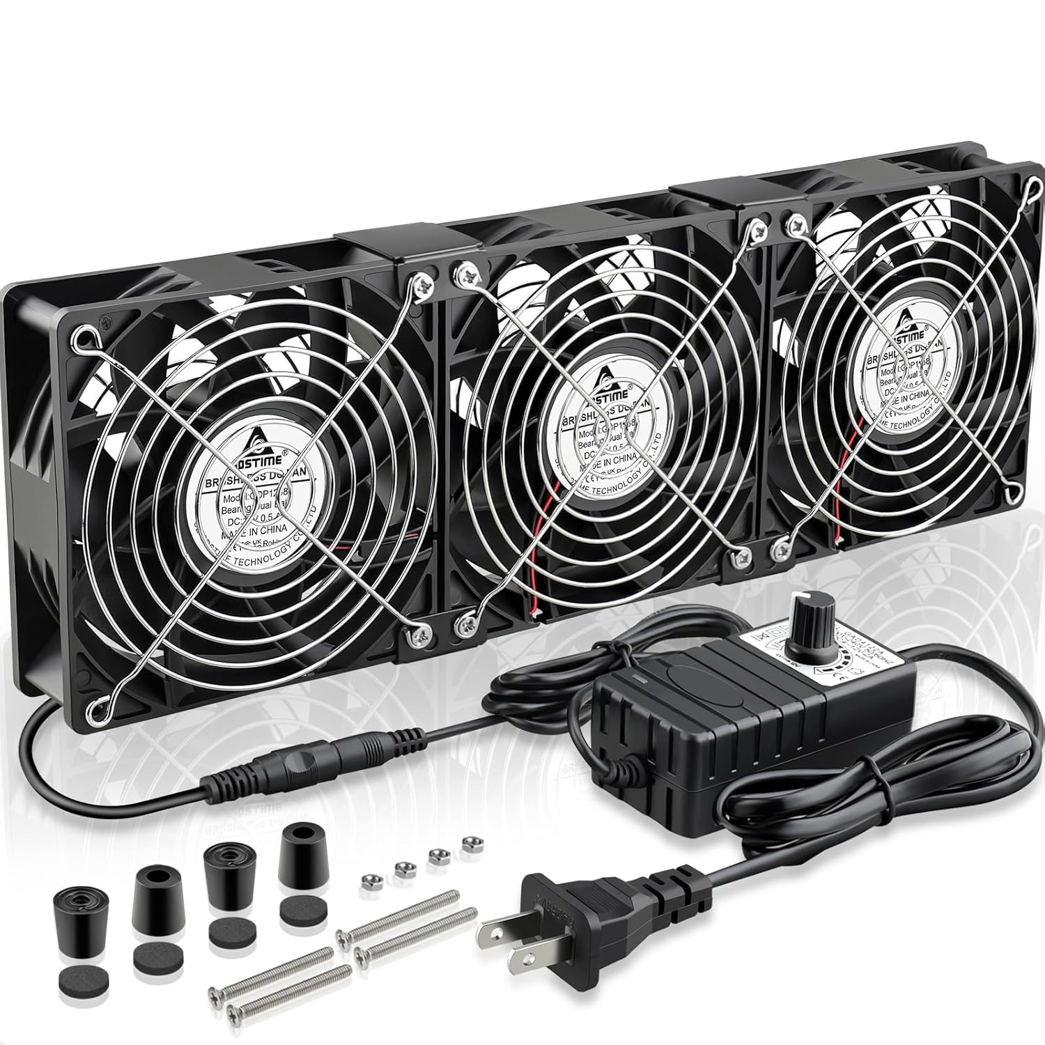 GDSTIME 3x 120mm Computer Fan for High CFM Ventilation Needs