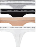 Victoria's Secret Cotton Logo Thong Underwear - Everyday Comfort