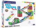 MAGNA-TILES Rail Racers Deluxe 90-Piece Magnetic Construction Set