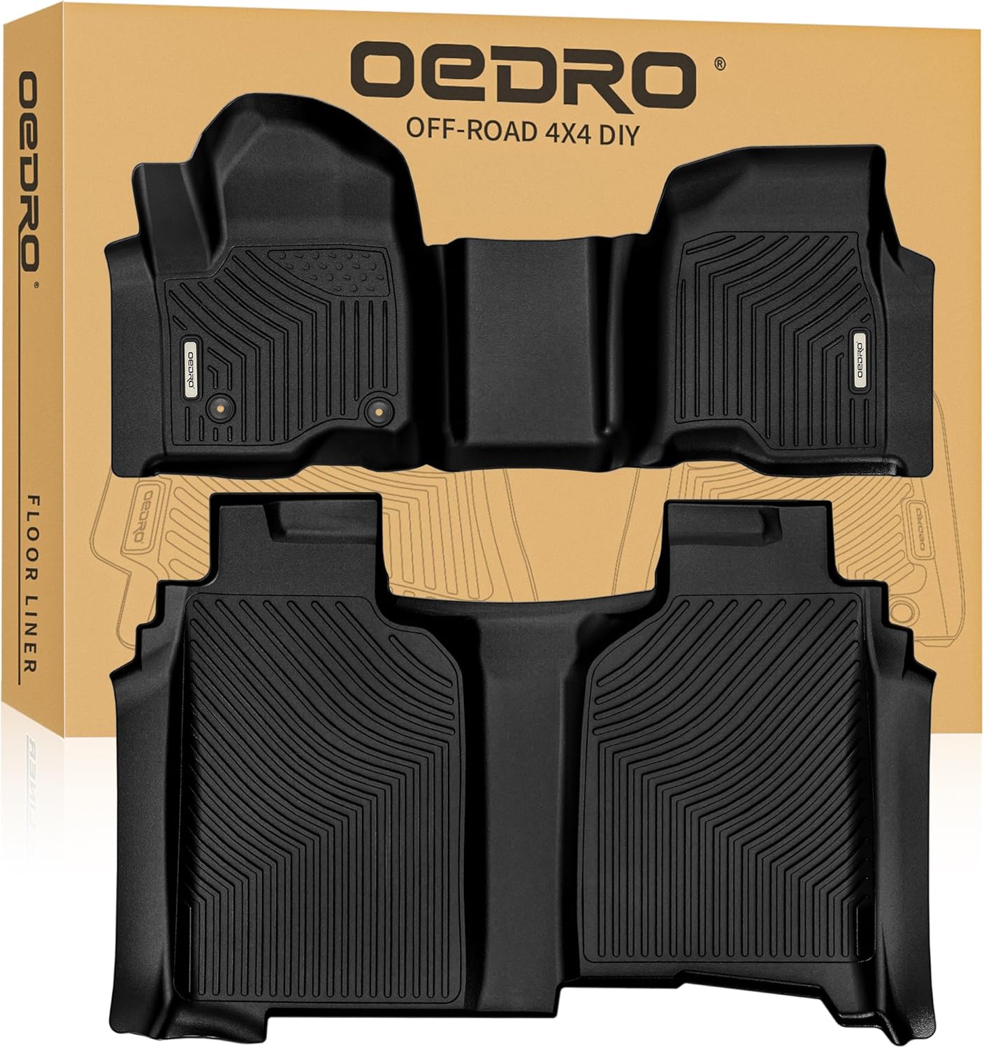 OEDRO Floor Mats for 2020-2025 Chevy Silverado & GMC Sierra