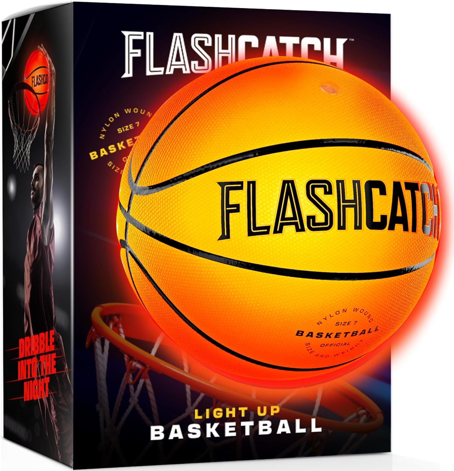 Glow-in-the-Dark Light Up Basketball for Teen Boys - FlashCatch