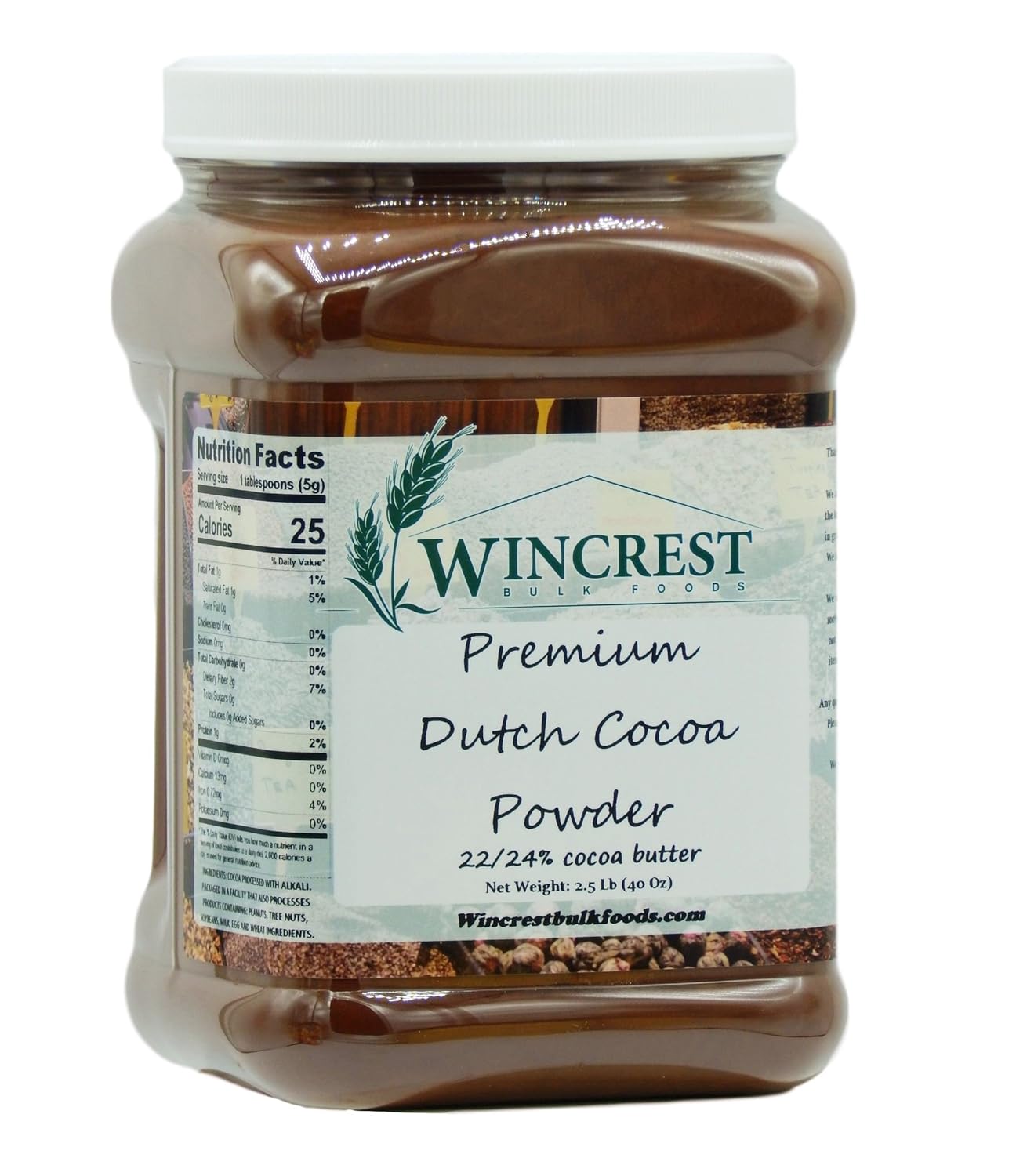 Premium High Fat Dutch Cocoa Powder for Rich Chocolate Flavor