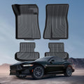 Carbon Fiber Floor Mats for Ford Mustang 2015-2024 - All Weather