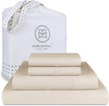 Threadmill 100% Cotton 600TC Queen Sheets Set - Cooling Sateen