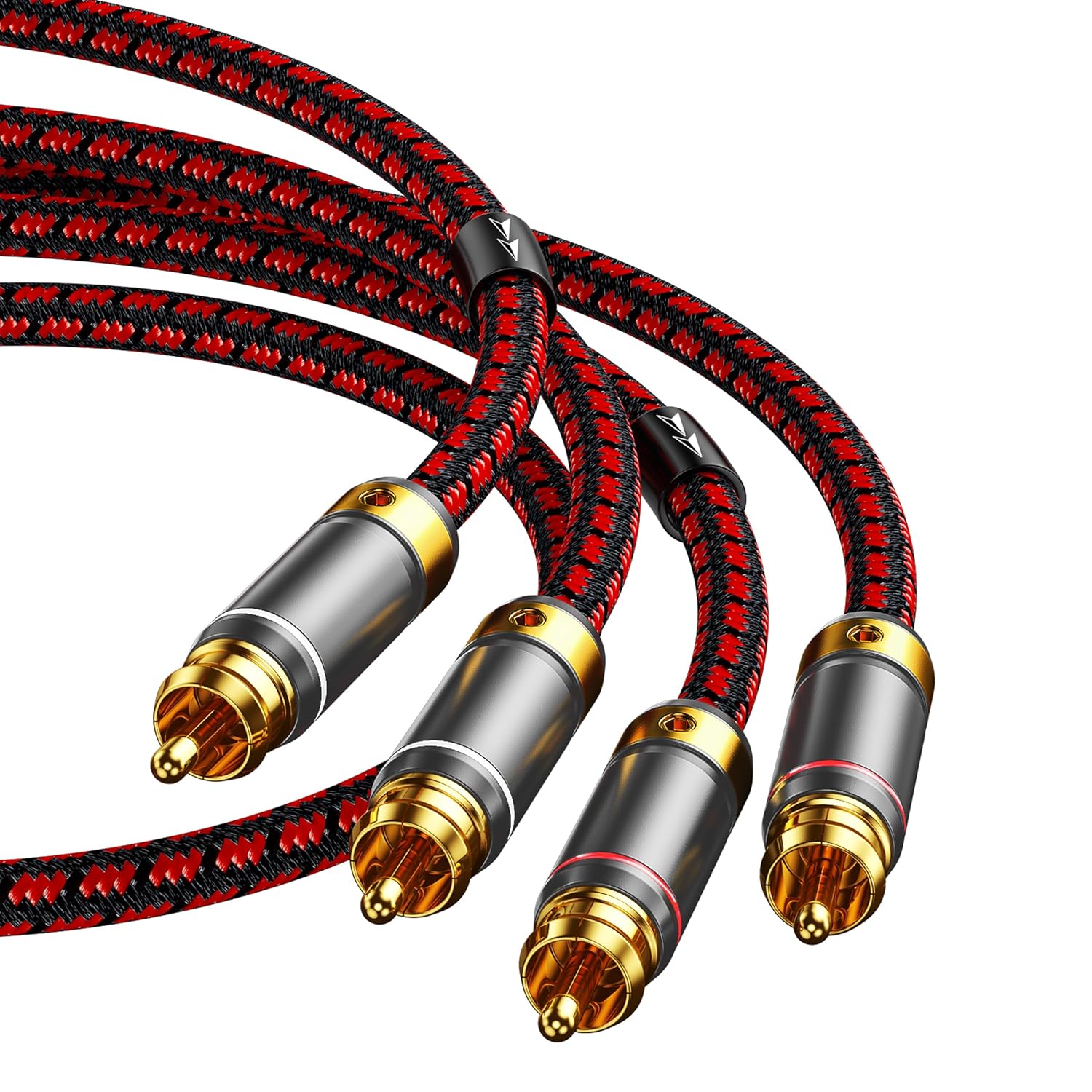 2 RCA Audio Cable for Home Theater and HiFi Systems, 9.8FT