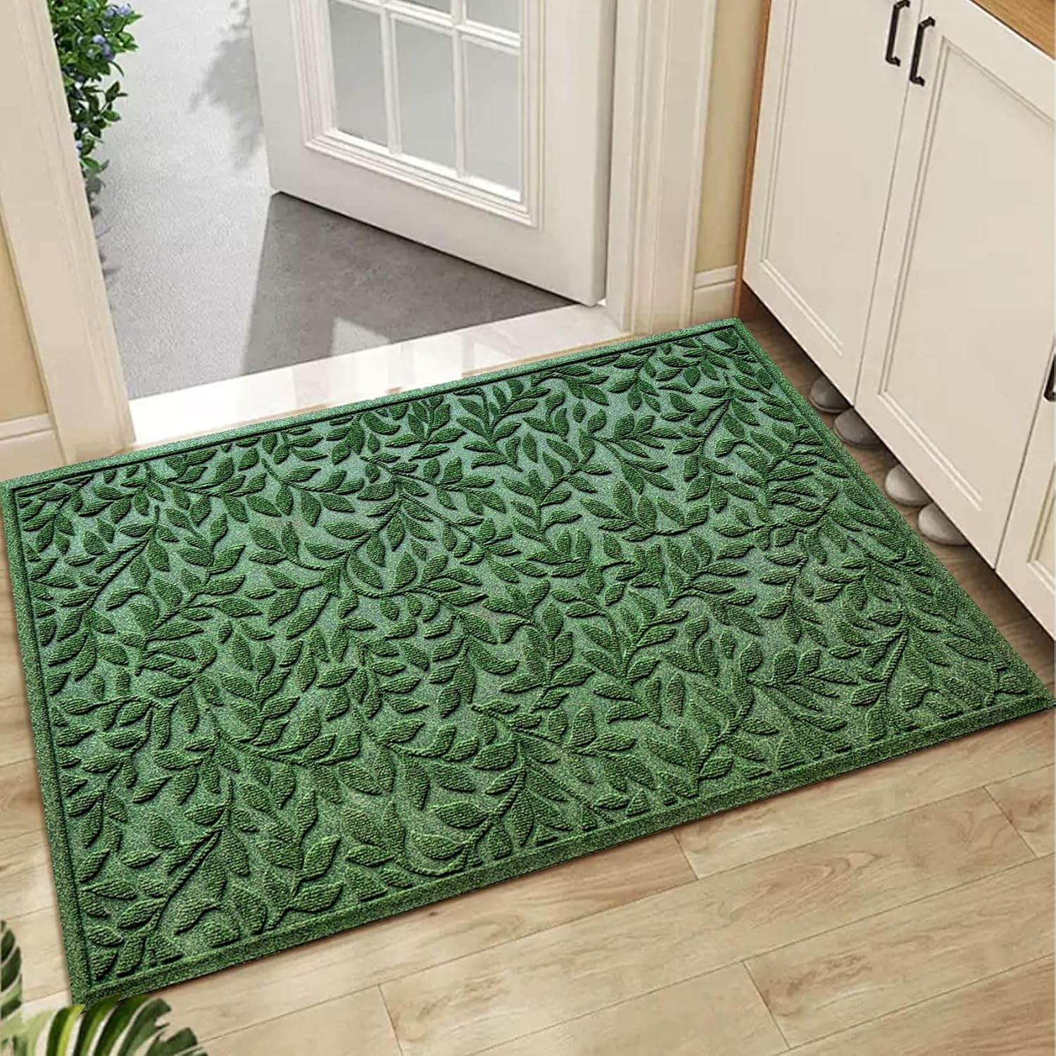 Bulijojo Durable Heavy Duty Welcome Mat for All Weather Use