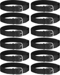 Hercicy 12 Pcs Baseball Belts Softball Belts Bulk for Adult and Youth