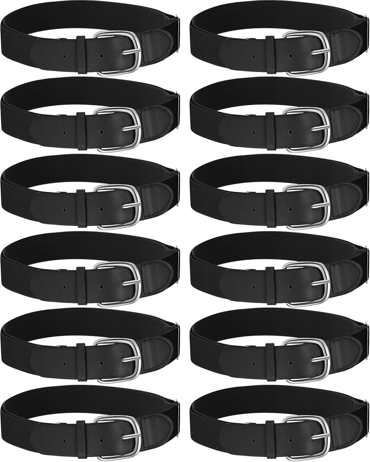Hercicy 12 Pcs Baseball Belts for Adults and Youth Adjustable