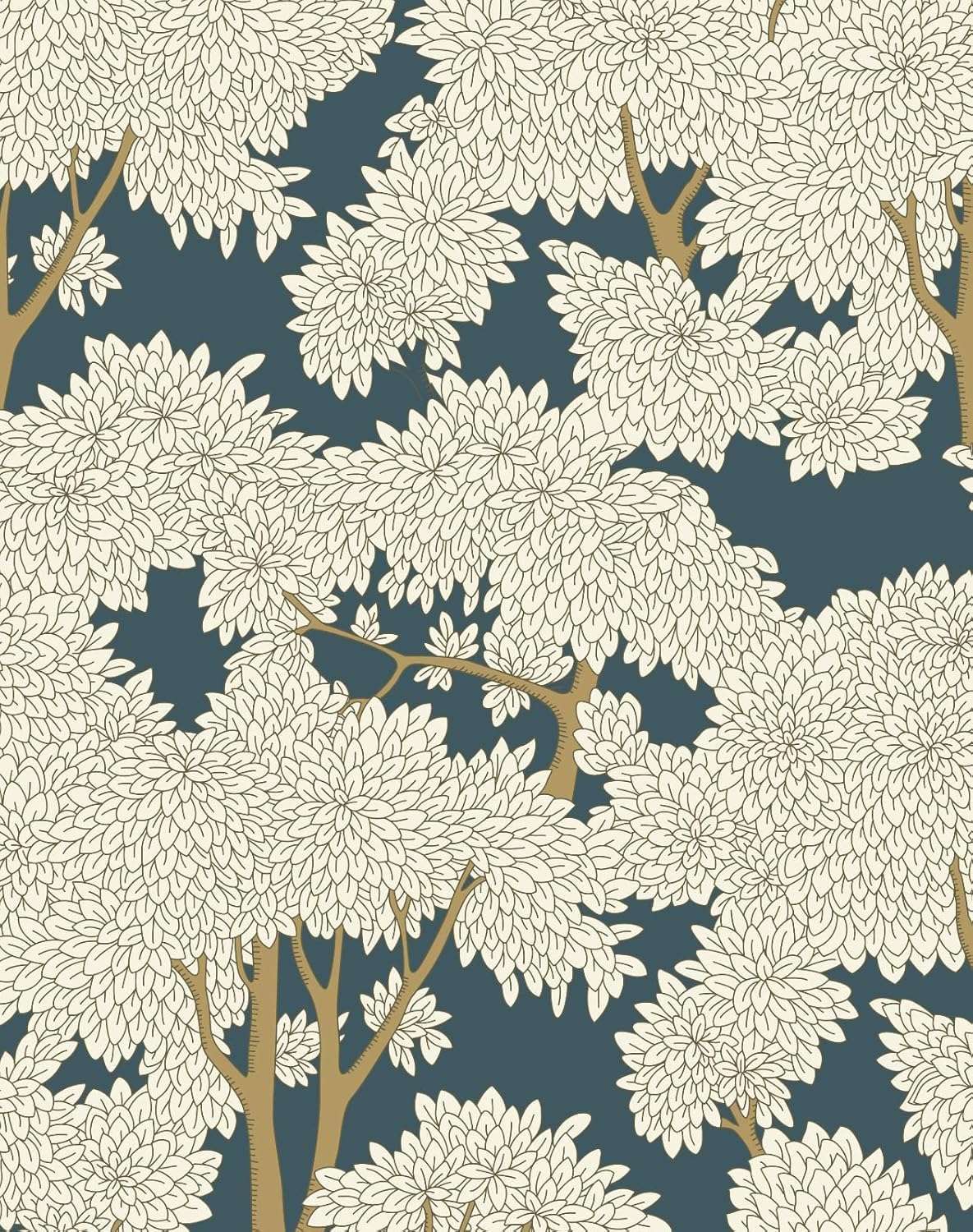 Tree Peel and Stick Forest Jungle Waterproof Mural Wallpaper
