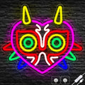 Majora's Mask Neon Sign Zelda Gaming Neon Sign - Gamer Room Glow