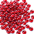 CYS EXCEL Red Glass Gemstone Beads Vase Fillers 25 LBS - Decorative