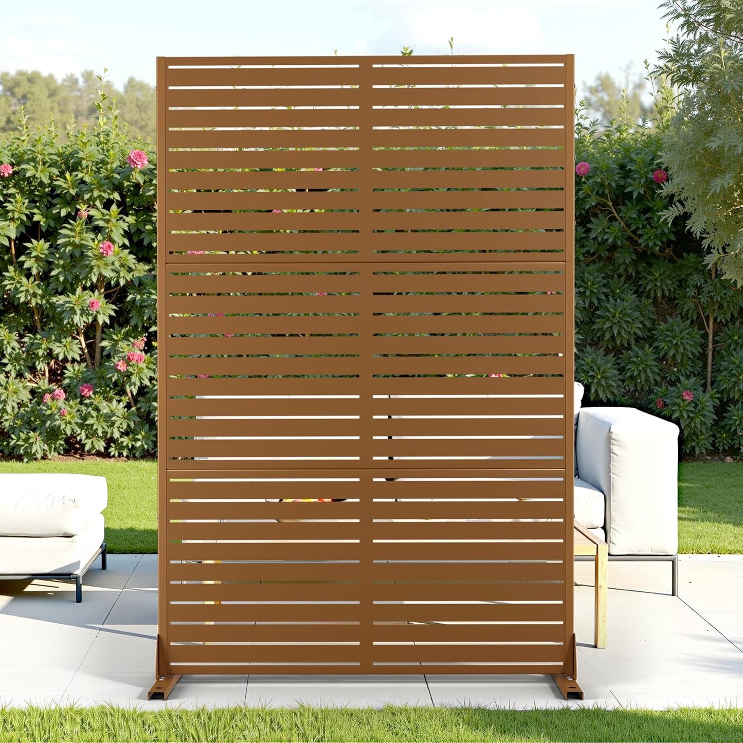 FENCY Outdoor Privacy Screen for Deck Patio Balcony - 72in H