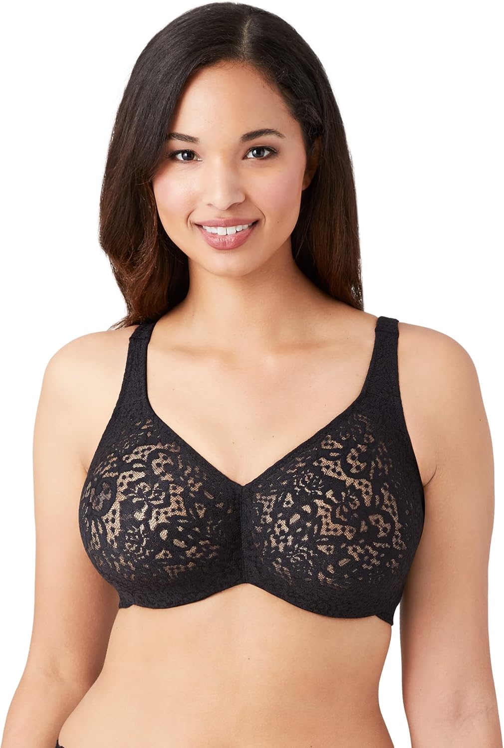 Wacoal Women's Halo Lace Unlined Full Coverage Underwire Bra Review