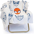 Marvel Spiderman Feather Knit Fluffy Throw Blanket - Soft 50 x 60 in
