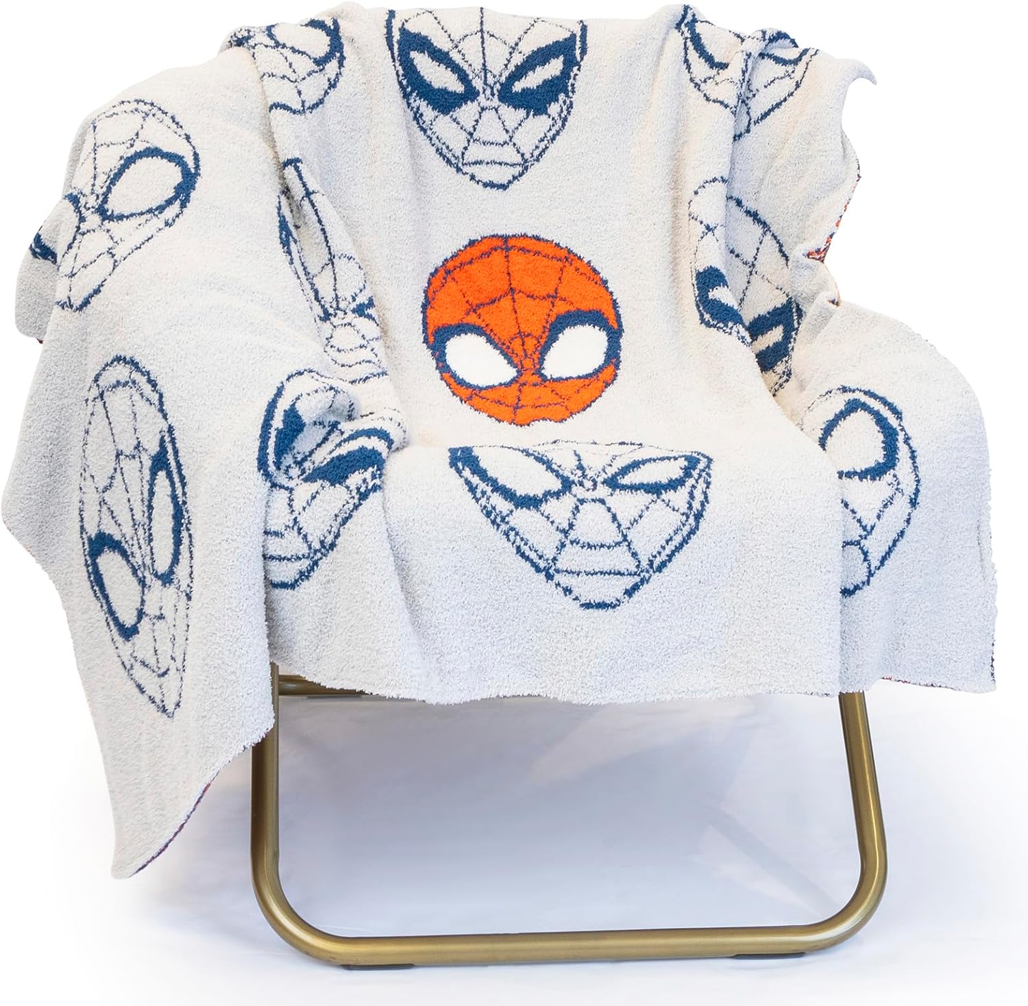 Marvel Spiderman Feather Knit Throw Blanket for Cozy Comfort